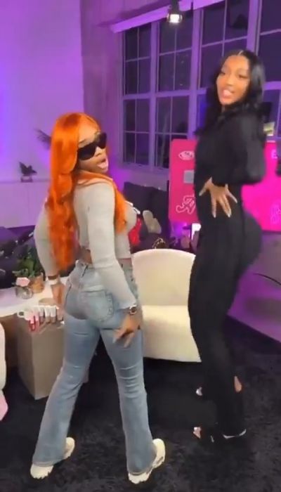 Angel Reese and Sexyy Red Sexy Ass Twerking Video