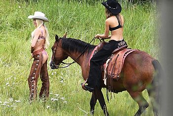 Candice Swanepoel & Josephine Skriver Nude