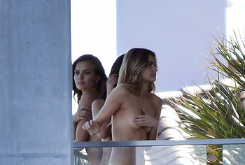 Josephine Skriver nude Georgia Fowler naked Roosmarijn De Kok lingerie