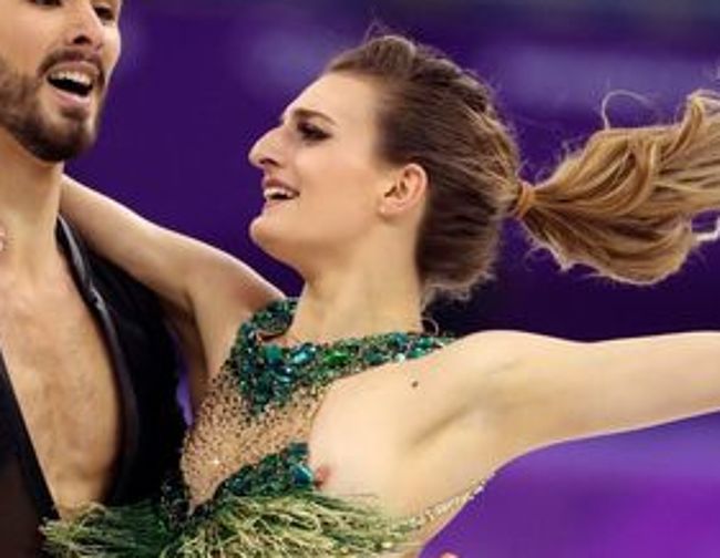 Gabriella Papadakis nude oops