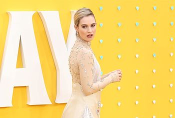 Lily James Nude
