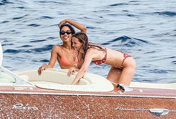 Laura Harrier & Eleonore Toulin nude