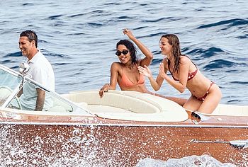 Laura Harrier & Eleonore Toulin nude