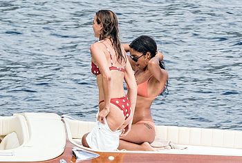 Laura Harrier & Eleonore Toulin nude