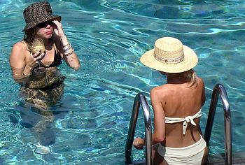 Miley Cyrus & Kaitlynn Carter nude