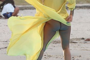 Rita Ora upskirt