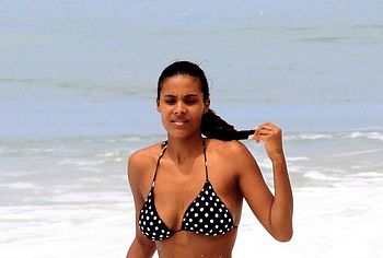 tina kunakey in bikini