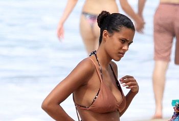 tina kunakey topless