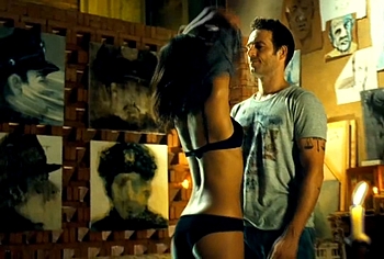 zoe saldana lingerie