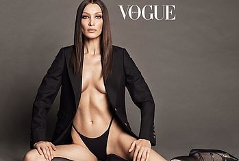Bella Hadid topless