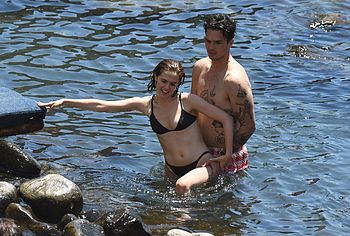 Zoey Deutch swimsuit