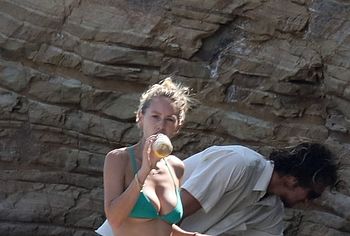 Dylan Penn nude beach photos