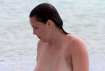 Candice Huffine bikini