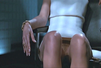 Sharon Stone pussy upskirt
