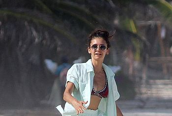 Nina Dobrev upskirt