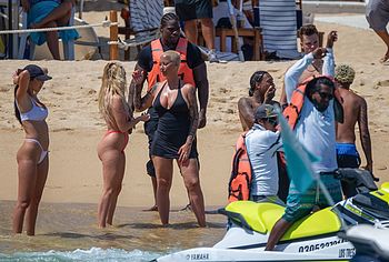 Amber Rose naked beach