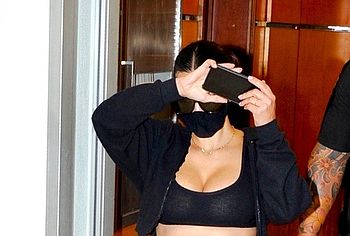 Kim Kardashian see through