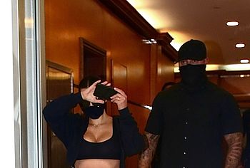 Kim Kardashian topless