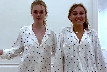 Elle Fanning nipples