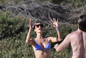 Alessandra Ambrosio naked beach