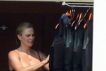 Charlize Theron nipslips