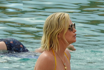 Charlize Theron bikini photos