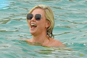 Charlize Theron paparazzi