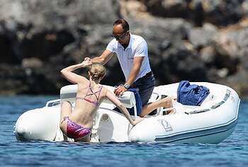 Emily Blunt wet bikini