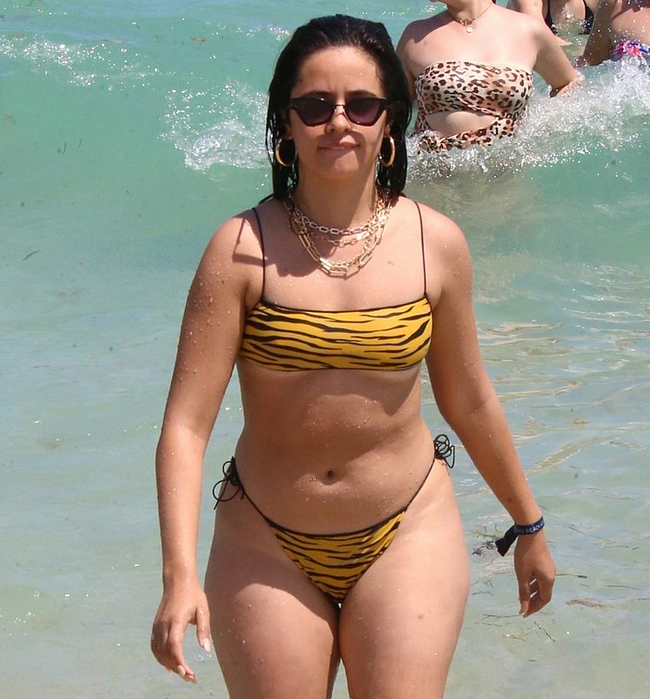Camila Cabello beach