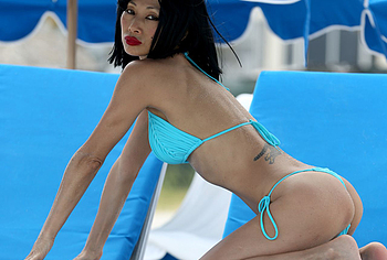 Bai Ling doggy style