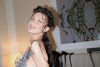 Bella Hadid nipslips