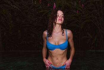 Joey King wet bikini