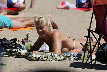 Sarah Connor topless