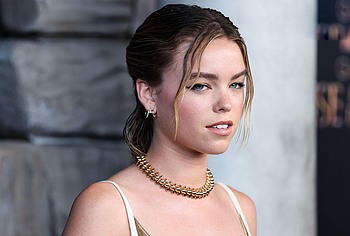 Milly Alcock nipslips