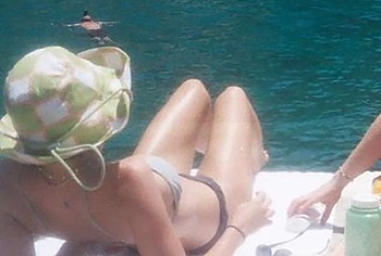 Milly Alcock swimsuit