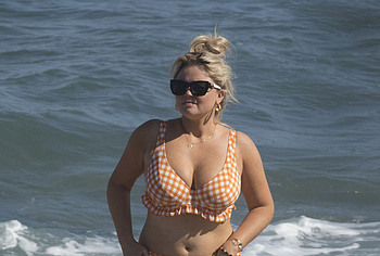 Emily Atack bikini