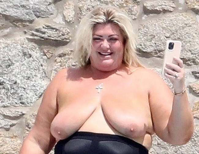 Gemma Collins topless