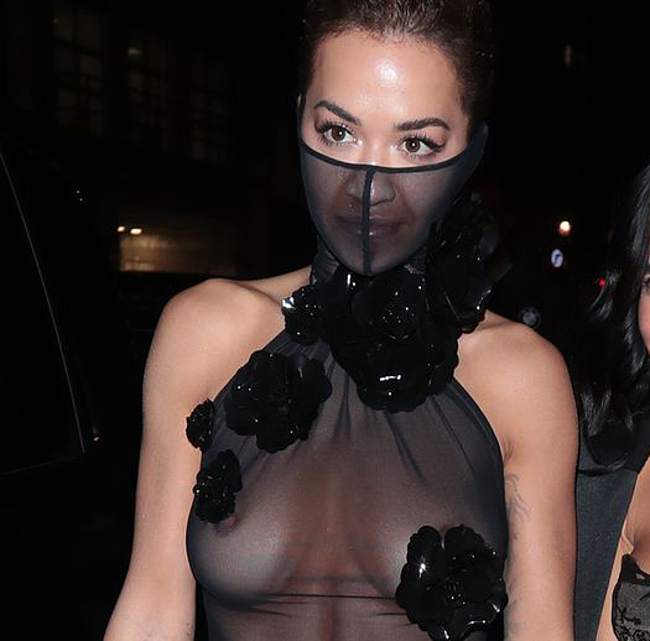 Rita Ora Nipslip