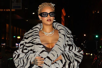 Rihanna nip slip