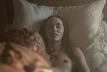 Lily-Rose Depp nipples