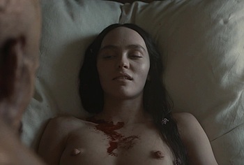 Lily-Rose Depp topless hd