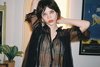 Sophie Thatcher lingerie