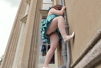 Megan Stalter upskirt