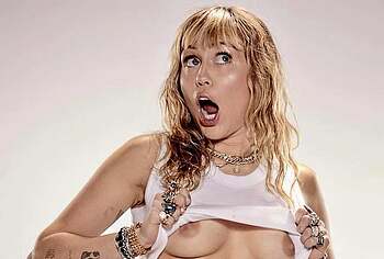 Miley Cyrus gets naked