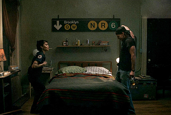 Zo Kravitz nude in Caught Stealing