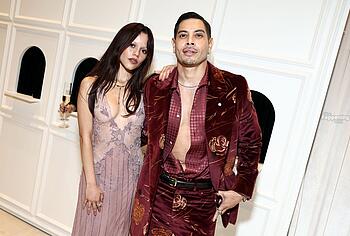 Jenna Ortega in see through dress