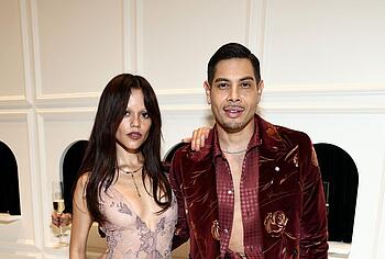 Jenna Ortega in see through dress