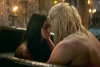 Anya Chalotra nude in The Witcher