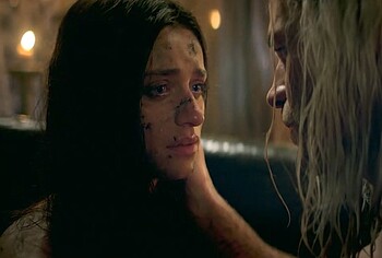 Anya Chalotra nude in The Witcher