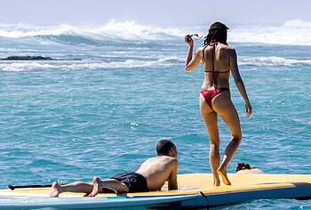 Margaret Qualley bikini pics